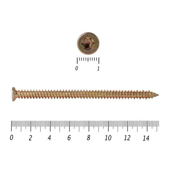 Шурупы оконные по бетону 7,5*152