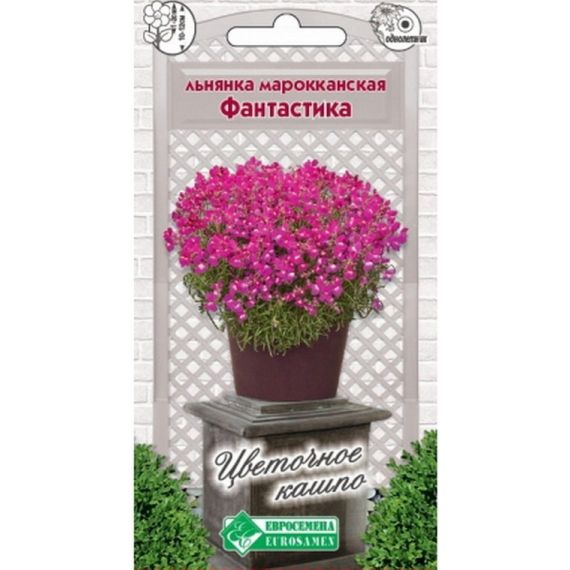 Семена Евросемена Льнянка (линария) марокканская Фантастика 3шт