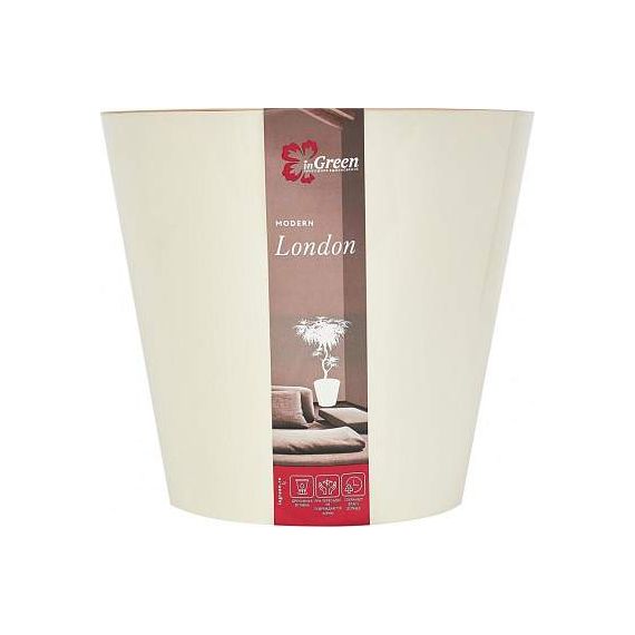 Горшок для цветов InGreen London D190 3,3л Сливочный  ING6251СЛВ