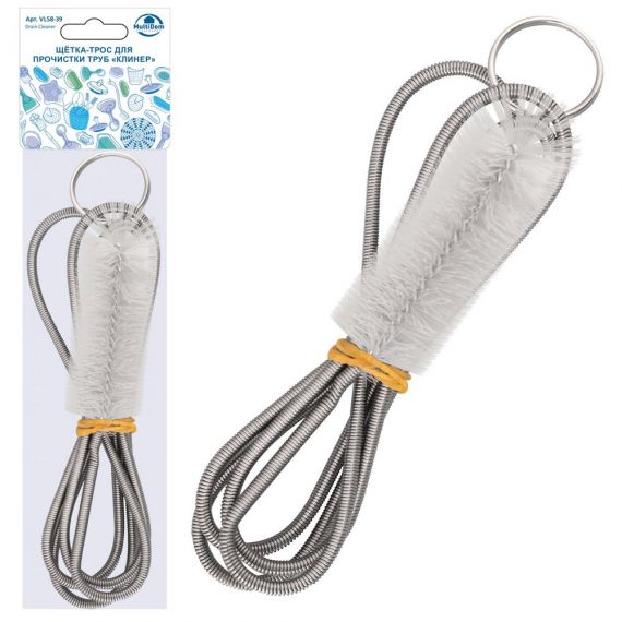 Щетка-тросс для прочистки труб КЛИНЕР 2м 58-39