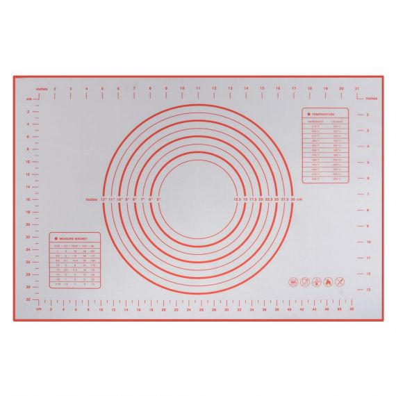 Коврик для выпечки с разметкой. Размер 60х40см VL80-376