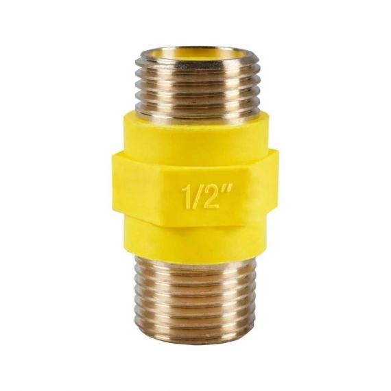 Вставка для газовой подводки диэлектрическая 1/2" НР 018-2674