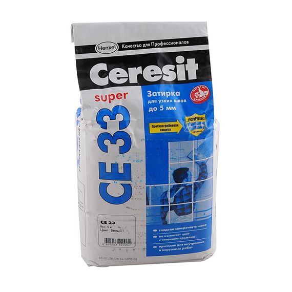 Затирка №01 SUPER БЕЛАЯ 5кг