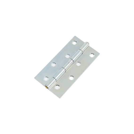 Петля узкая 100*52*1,5 VORMANN оцинкованная, латунный штифт  д161