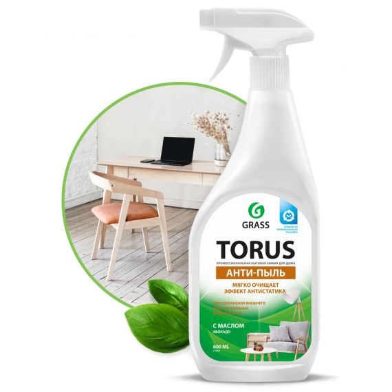 GRASS Очиститель-полироль для мебели TORUS курок 600мл