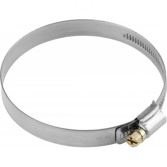 Хомут нерж.сталь накатной  90-110мм ЗУБР НХ-12Н шир.12мм 1шт  37822-90-110-50