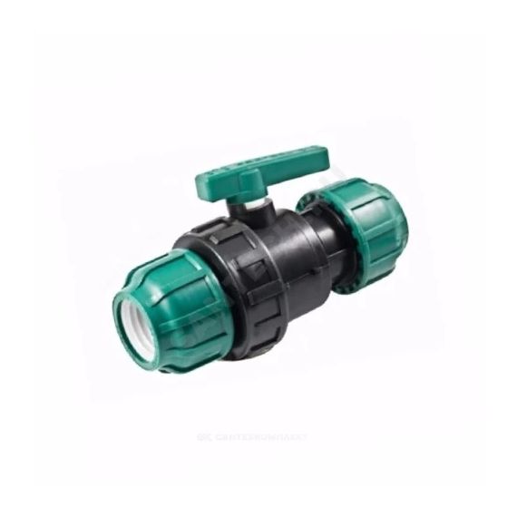 Кран шаровой компрессионный Дн 32 Ру16  ТПК-АКВА 555220032/ 163464/ 107-9661