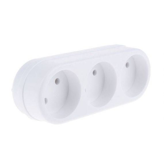 Тройник унив.б/з 3L-6А ТОКЕР 250В