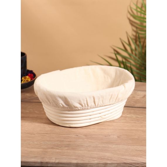 Корзинка с тканевым подкладом, 24х18х9 см, ротанг   10775899, изображение 2