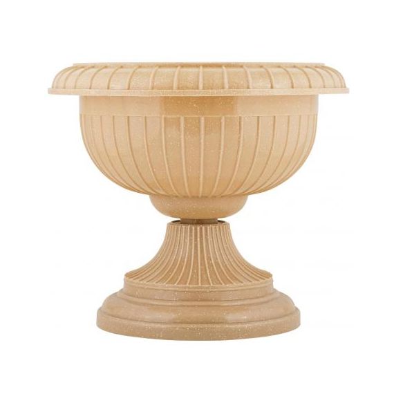 Вазон на ножке большой D 395 мм, песчаный кварц IG145110106