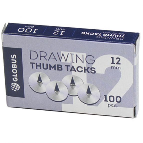 Кнопки ГЛОБУС 12 мм-100 шт. К12-100