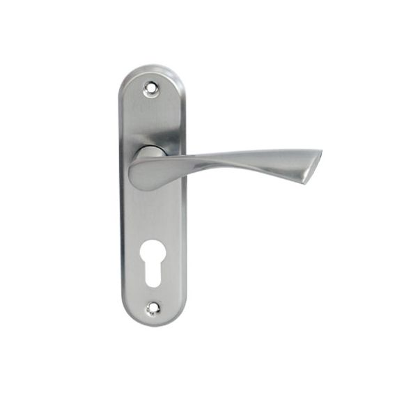 Ручка дверная на планке Апекс НР-61,5-1023-Al-NIS  ф140