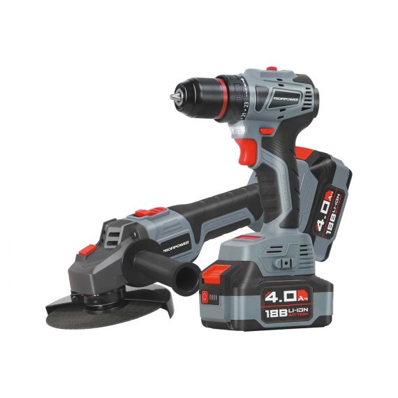 Набор Profipower 2в1 УШМ MKDGA-18V E0080+ шуруповерт MKBL-18B T0056  E0220