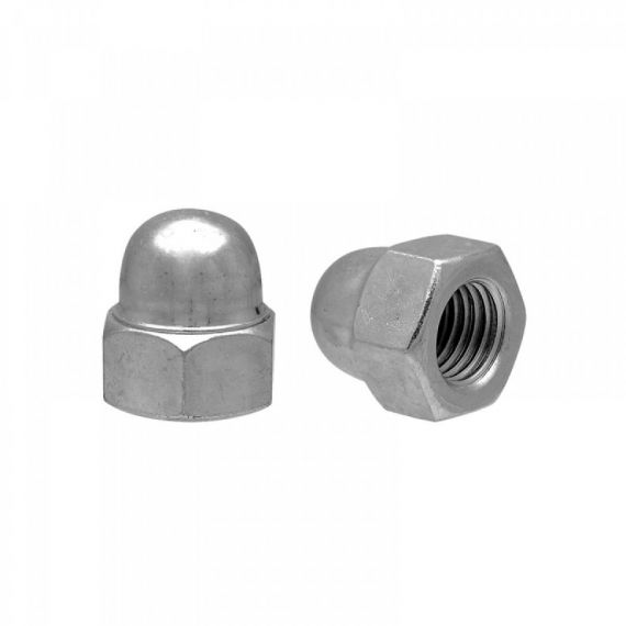 Гайка М8 оцинк.колпачковая