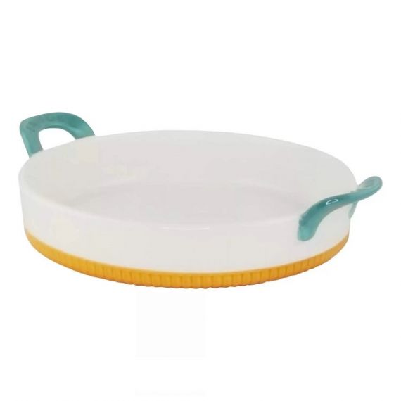 Блюдо круглое 28см для запекания  с ручками 142-075