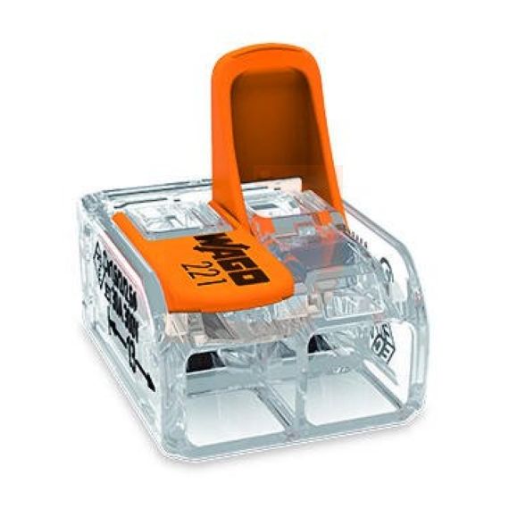 Клемма до 6 мм на 2 пров. универс.221-612 WAGO