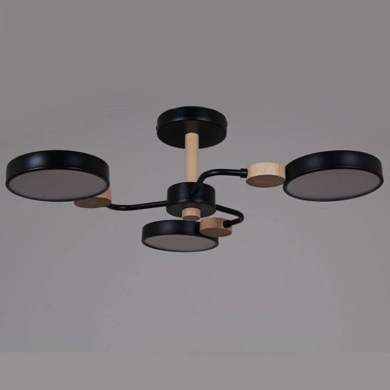03326-0.3-05 BK+WOOD светильник потолочный, изображение 2