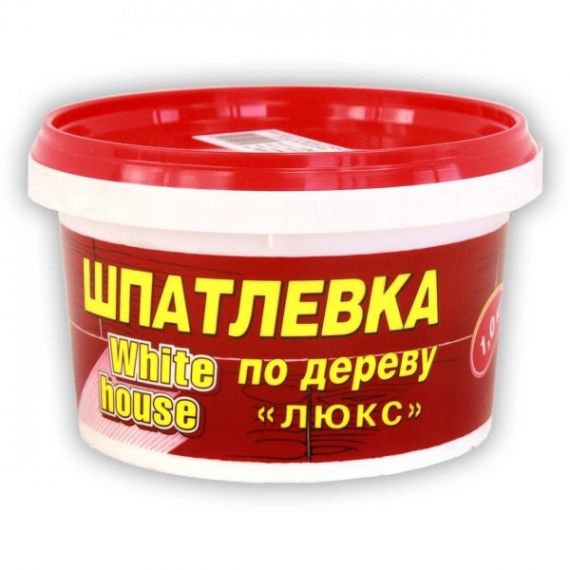 Шпатлевка по дереву белая 1кг White House  12857