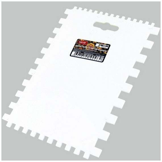 Шпатель плиточника DЕCOR 180*136мм 316-8800