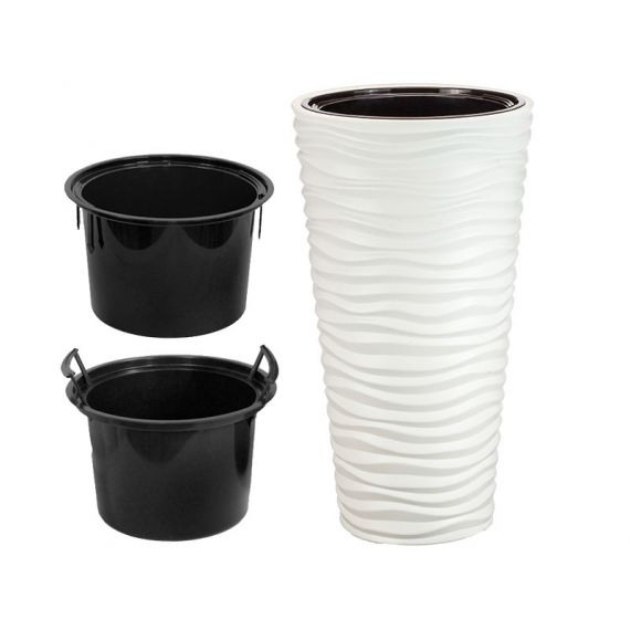 Кашпо Оазис 43л вставка 10л в ассорт. М8078,8079  46693/46697