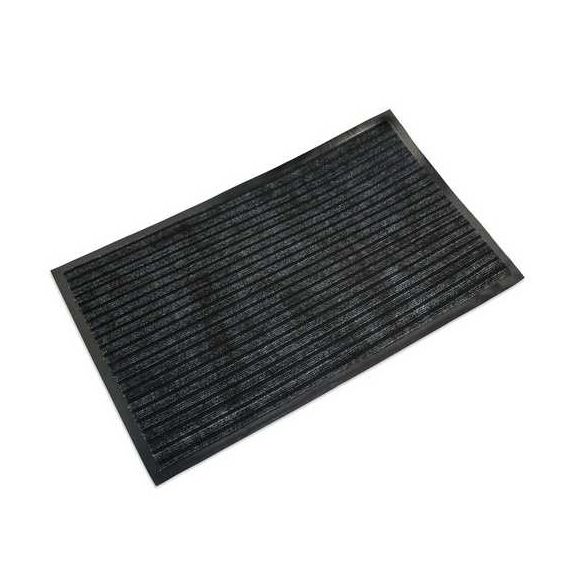 Коврик влаговпитывающий ребристый "СТАНДАРТ" 50*80 см.  серый  20201/20202/ 10301