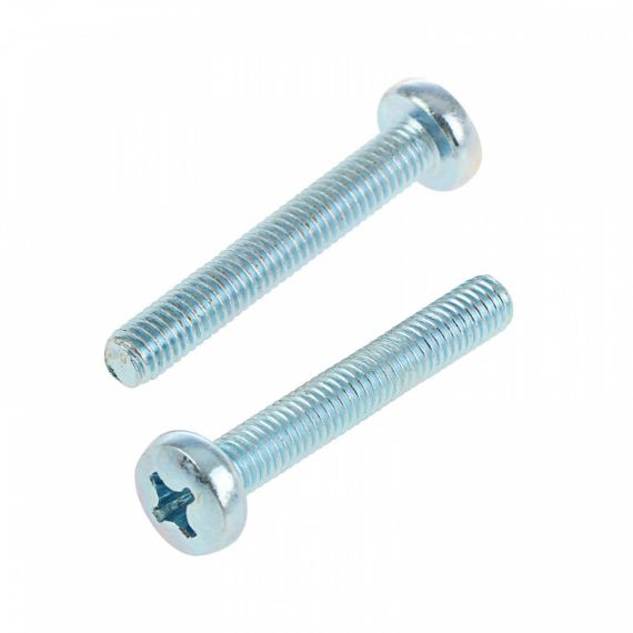 Винт DIN 7985 6*25 с полуцилиндр.головкой оц