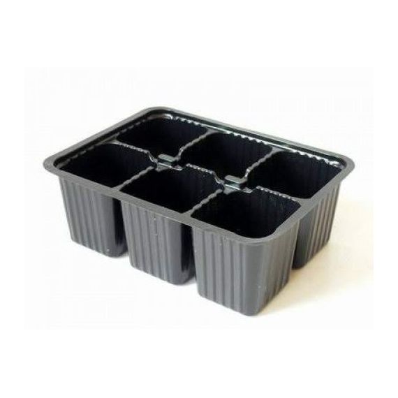 Миникассета для рассады СОЭМЗ 6 ячеек(6х6х6) 5шт, изображение 2