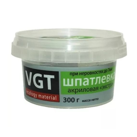 Шпатлевка по дереву ЭКСТРА береза 0,3кг ВГТ  43994