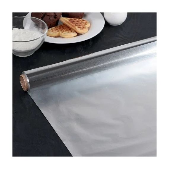Фольга алюминиевая "Особо прочная", 44см х 50м, 14 мкм   4077367