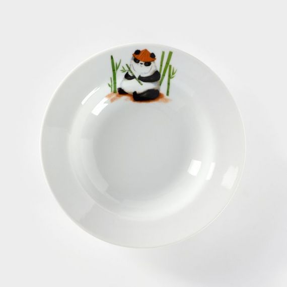 Блюдце 150мм Панда, фарфор  NNDK16  074981