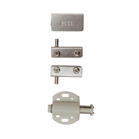 Магнит для стеклянных дверей 17.01.02 1-ый хром б219