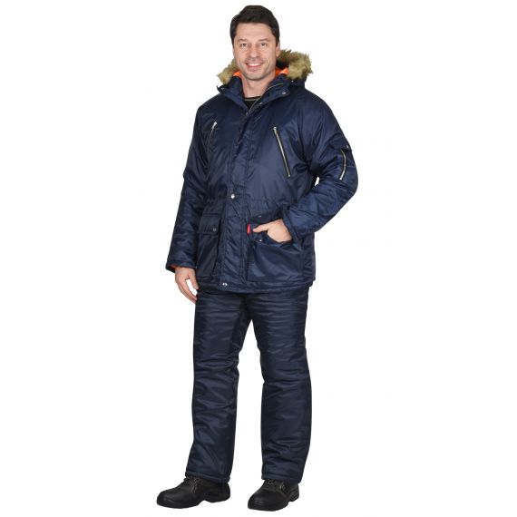 Куртка Сириус-АЛЯСКА мужская укороченная, Цвет: Черный, Размер: 96-100/170-176, изображение 2