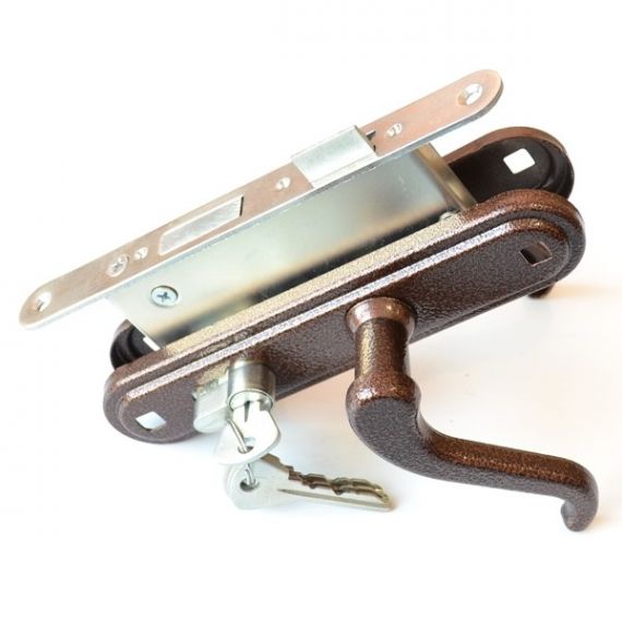 Замок врезной ЗЕНИТ ЗВ4-3-02 медь  8996