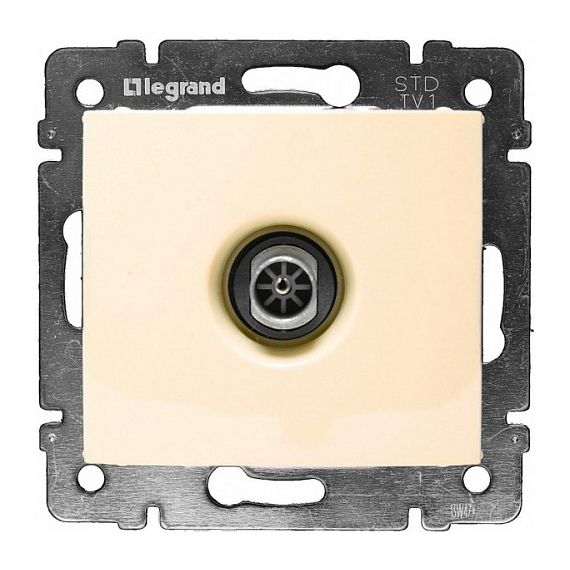 Legrand Valena Розетка ТВ прох. СП 10Дб крем.  774331/33831