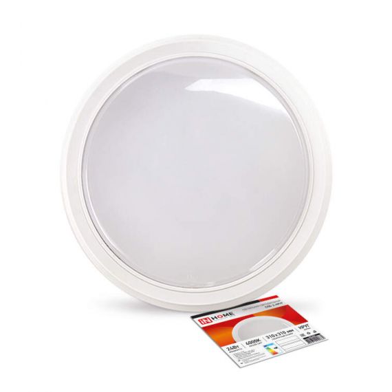 Светильник LED СПБ-2-КРУГ 24Вт 4000К 1700Лм 310мм белый IN HOME 0662