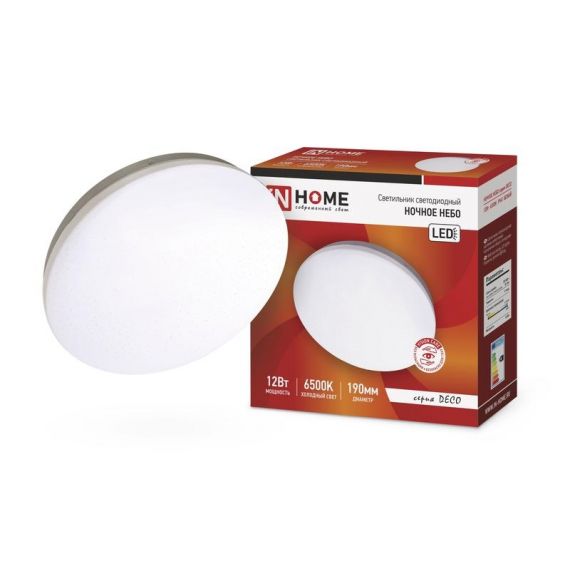 Светильник LED DECO НОЧНОЕ НЕБО 12Вт 230В 6500К 1080Лм 210х65мм 3457