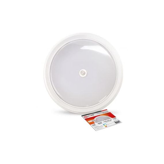 Светильник LED СПБ-2Д-КРУГ 24Вт 4000К 1700лм 230В 310мм с датчиком бел. IN HOME 0716