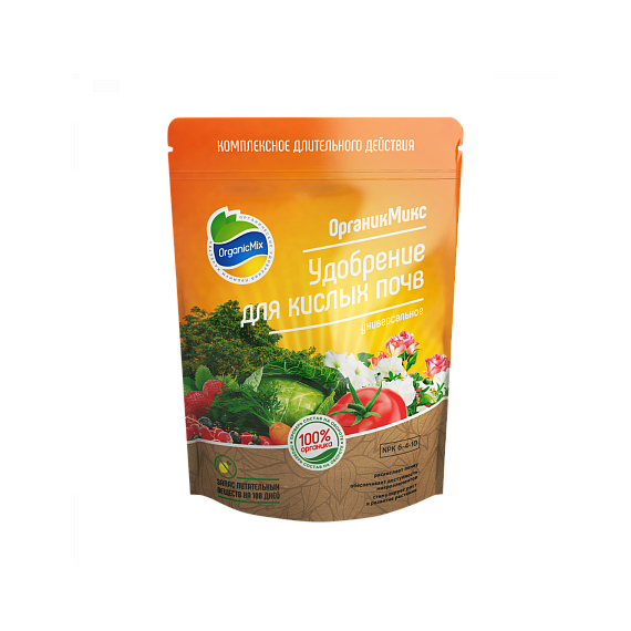 Удобрение ОрганикМикс для кислых почв 200г универсальное