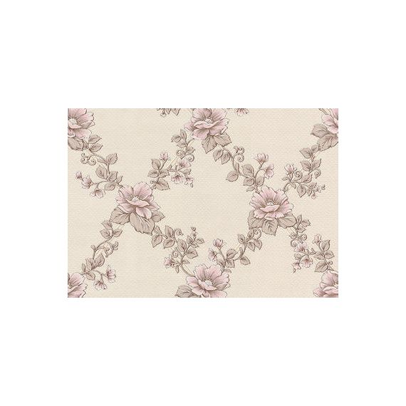 Обои винил 0110-1 Клематис декор крем