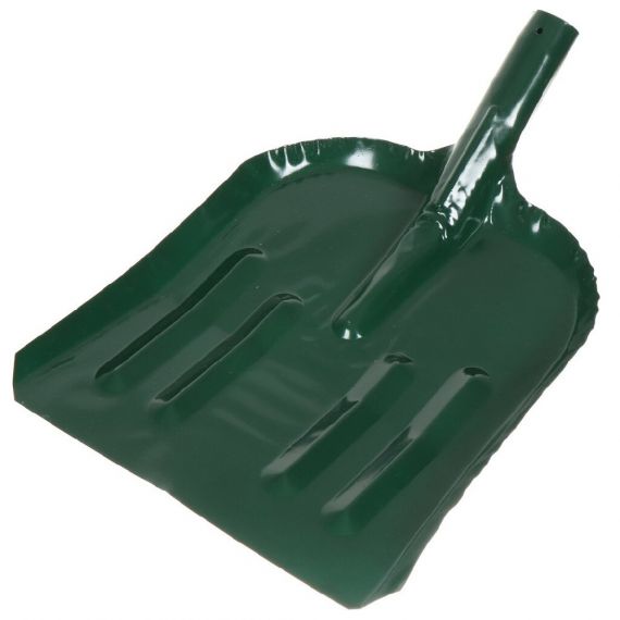 Лопата снеговая ЛУ-0039 320*350мм сталь без черенка