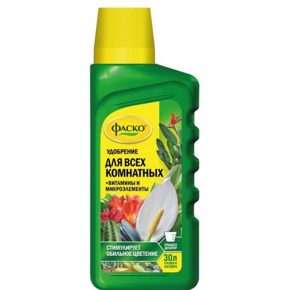 Удобрение жидкое для комнатных 285мл ФАСКО Цветочное счастье 32514