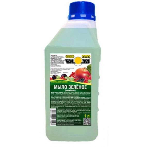 Зеленое мыло калийное БИУД 1,0л