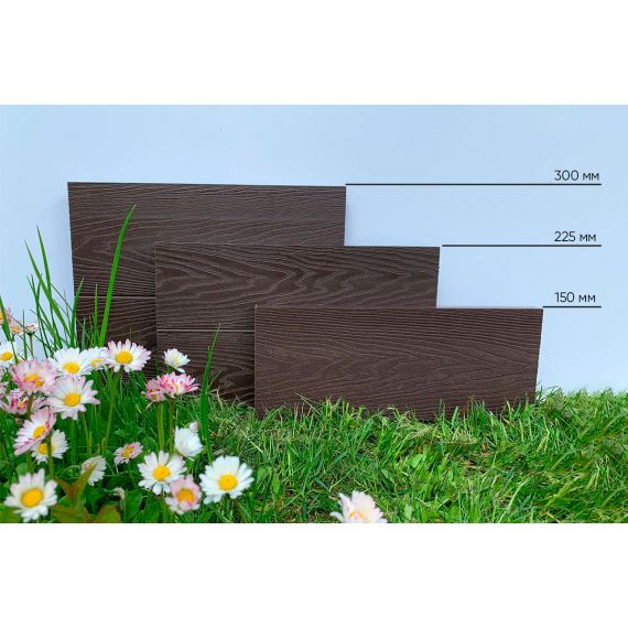 Доска ограждение для грядки для парника 3м*22,5см*30мм