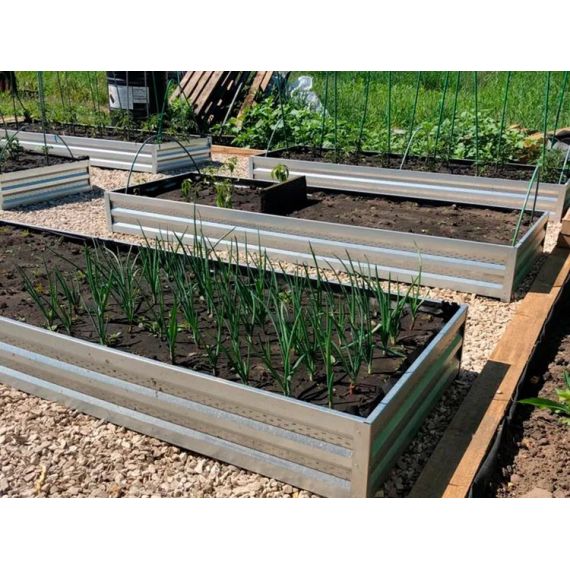 Грядка оцинкованная h16 1*2м