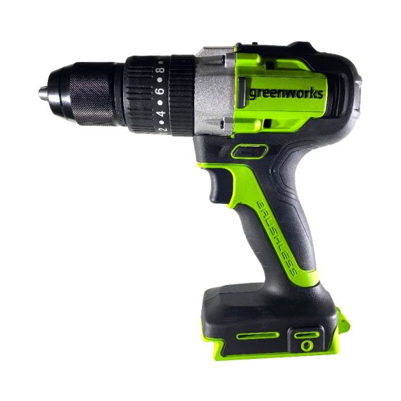 Дрель-шуруповерт аккумуляторная ударная Greenworks 24В Арт. 3704107