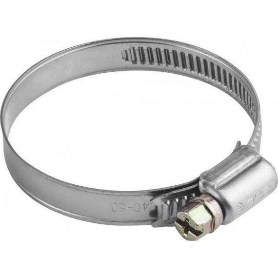 Хомут нерж.сталь ЗУБР 5шт 40-60 мм  3787-40-60