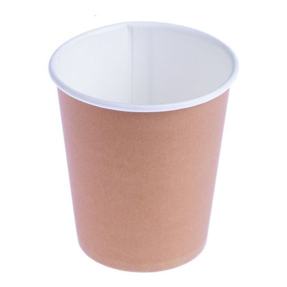 Стакан бумажный «Крафт» для горячих напитков, 185 мл, диаметр 73 мм 4624901