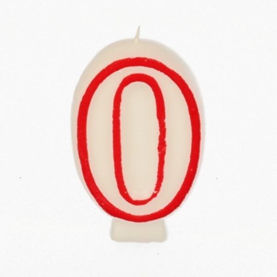 Свечи для торта ЦИФРА 0-9  19301-9