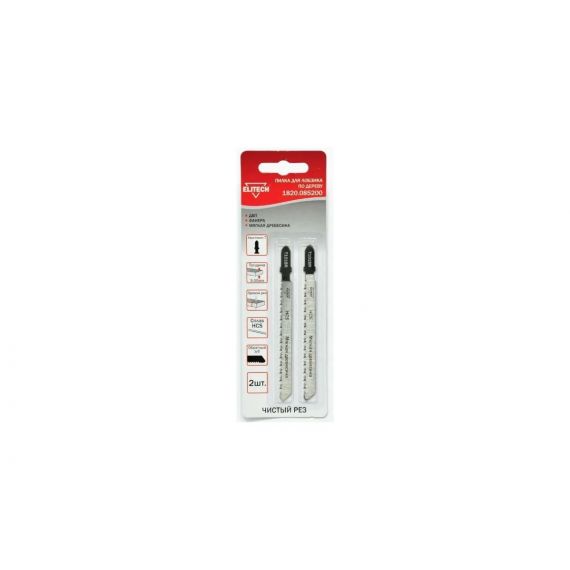 Пилка для лобзика по дереву Elitech T101BR  1820.085200