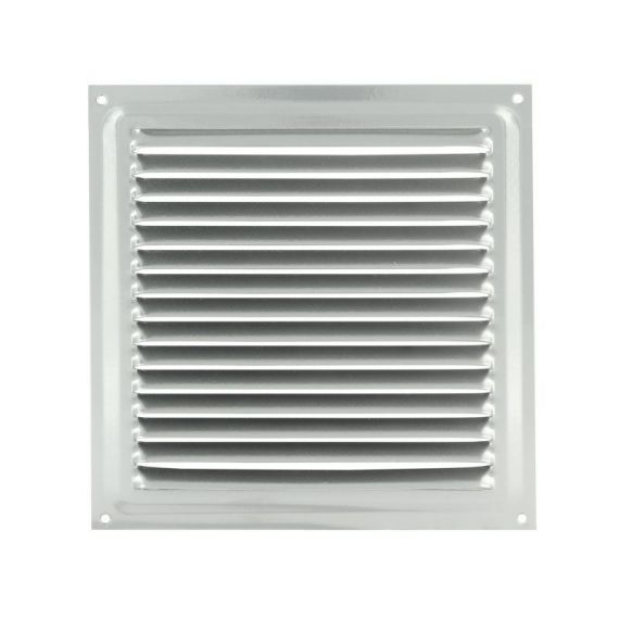 Решетка с сеткой 200х200 хром  3200